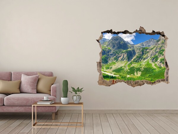Sticker buco nel muro Panorama montano con lago