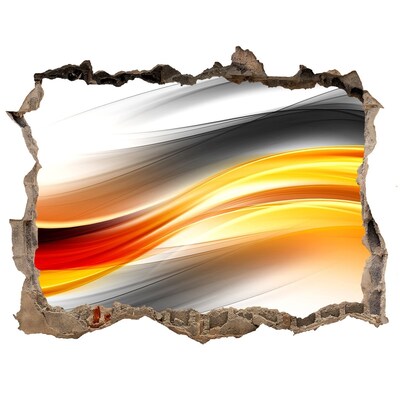 Sticker buco nel muro Una svolta nell'uso dei colori nel calcestruzzo