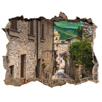 Sticker buco nel muro Un'incantevole cittadina in Toscana