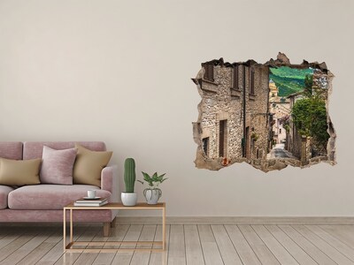 Sticker buco nel muro Un'incantevole cittadina in Toscana