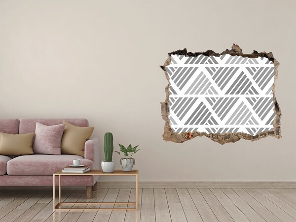 Finto buco nel muro 3D Geometria in concreto