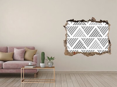 Finto buco nel muro 3D Geometria in concreto