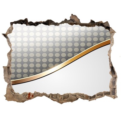 Adesivo buco nel muro Parete con specchio rotto