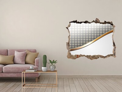 Adesivo buco nel muro Parete con specchio rotto