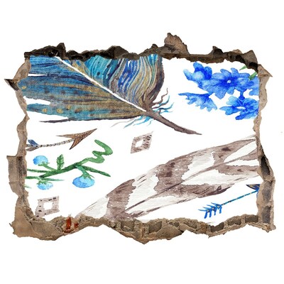 Finto buco nel muro 3D Un'oasi misteriosa nella giungla