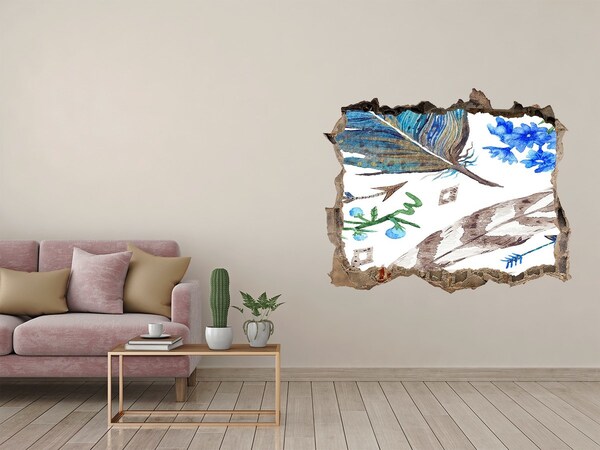 Finto buco nel muro 3D Un'oasi misteriosa nella giungla