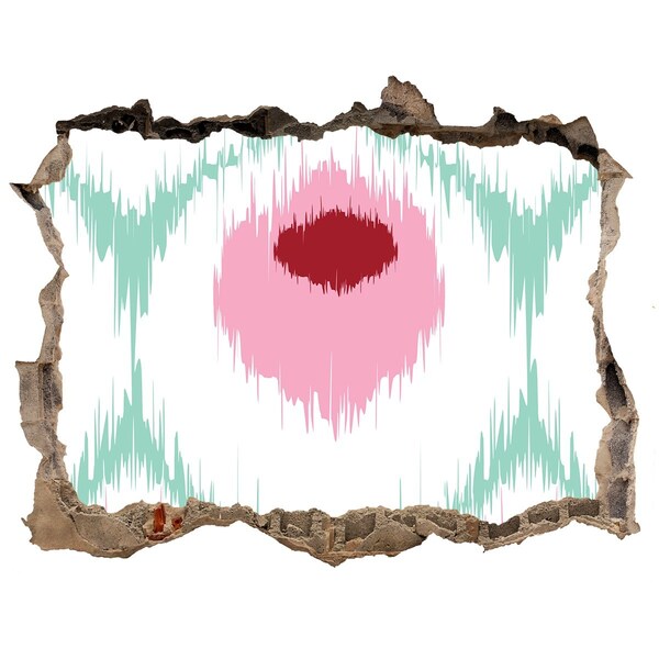 Adesivo buco nel muro Illusione sonora nel cemento