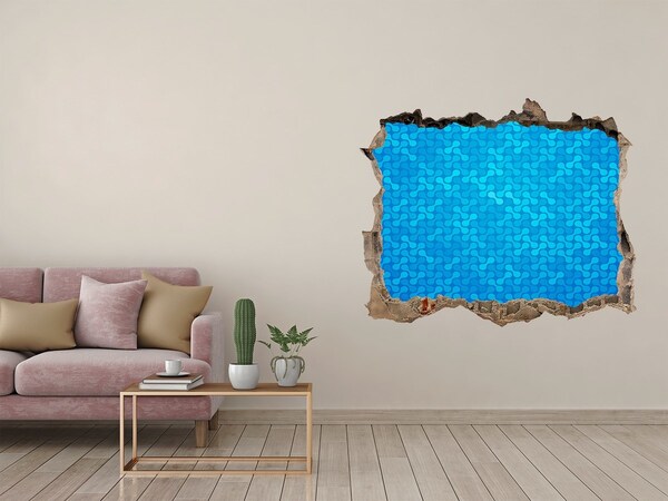 Sticker buco nel muro Riflesso dell'acqua