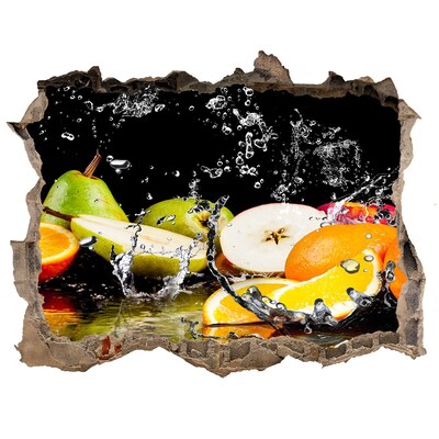 Adesivo buco nel muro Un paradiso fruttato e nascosto