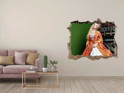 Finto buco nel muro 3D Un ballo reale in un ambiente storico