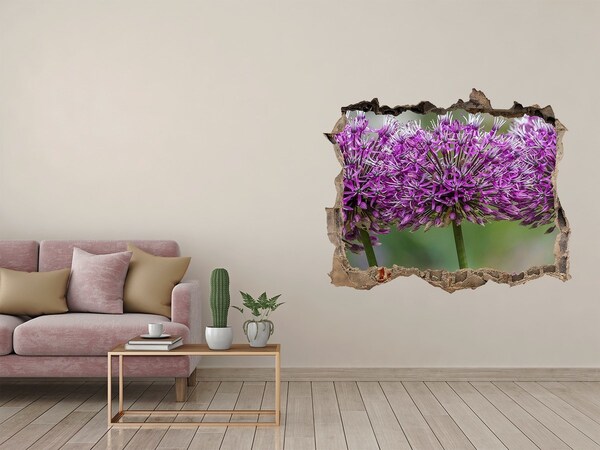 Finto buco nel muro 3D Fiori in fiore