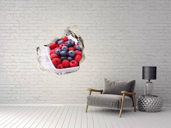 Trompe l'oeil buco nel muro Paradiso della frutta