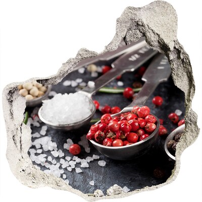 Trompe l'oeil buco nel muro Paradiso delle spezie