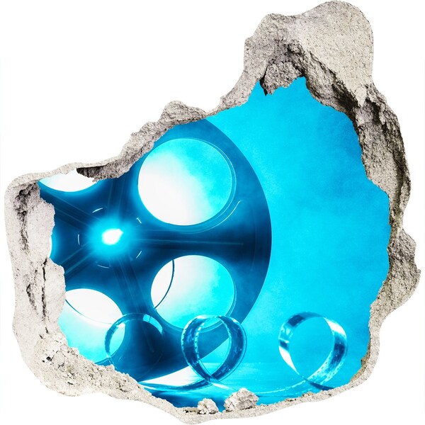 Finto buco nel muro 3D Il cinema in azione