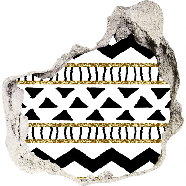 Adesivo effetto buco nel muro Foro stilizzato nel muro