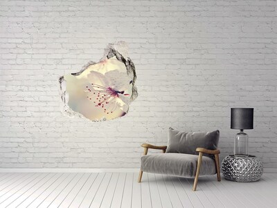Finto buco nel muro 3D Un sogno floreale dietro il muro