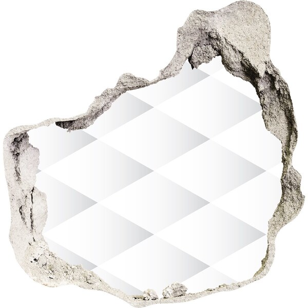 Trompe l'oeil buco nel muro Spazio virtuale nella parete