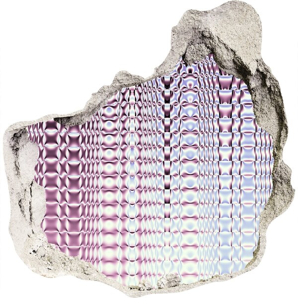 Trompe l'oeil buco nel muro Riflesso nel buco