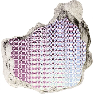 Trompe l'oeil buco nel muro Riflesso nel buco