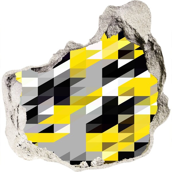 Finto buco nel muro 3D Buco astratto nel muro