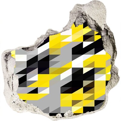 Finto buco nel muro 3D Buco astratto nel muro