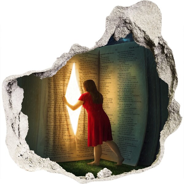 Finto buco nel muro 3D Un buco nella realtà