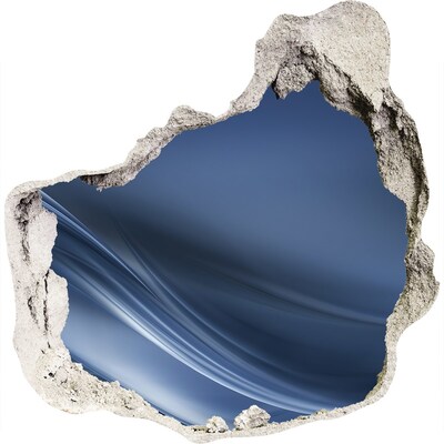 Adesivo effetto buco nel muro Un buco nel muro con vista sul cielo