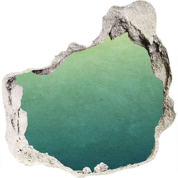 Adesivo effetto buco nel muro Una baia ai tropici