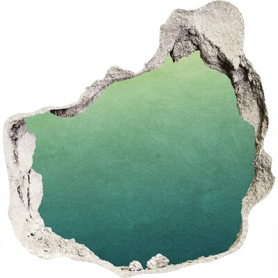 Adesivo effetto buco nel muro Una baia ai tropici