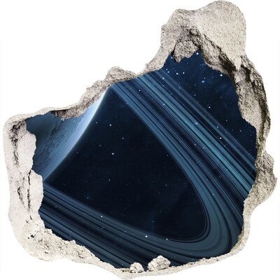 Trompe l'oeil buco nel muro Buco spaziale nel muro