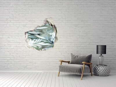 Adesivo effetto buco nel muro Un'oasi verde in un buco nel muro