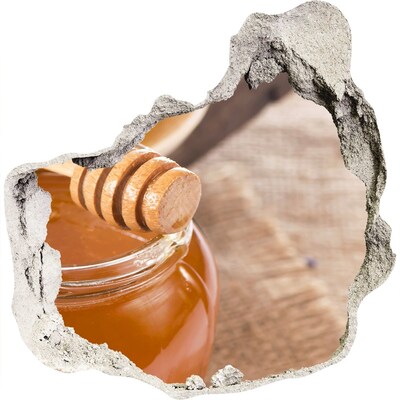 Adesivo effetto buco nel muro Miele direttamente dall'alveare