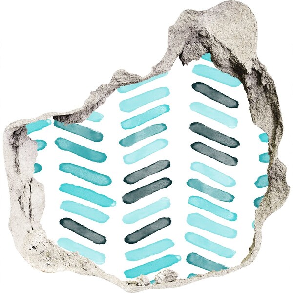 Trompe l'oeil buco nel muro Interni in stile moderno