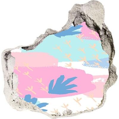 Finto buco nel muro 3D Paradiso tropicale dietro le mura