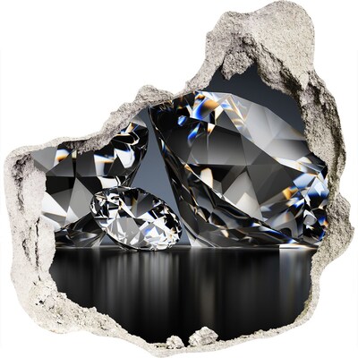 Trompe l'oeil buco nel muro Grotta dei Diamanti