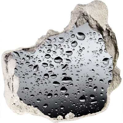 Adesivo effetto buco nel muro Riflesso nell'acqua