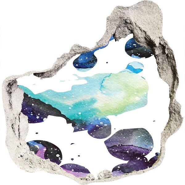 Finto buco nel muro 3D Buco spaziale nel muro