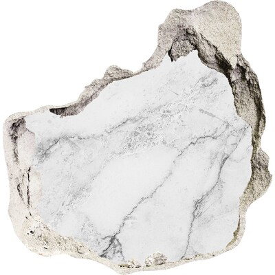 Adesivo effetto buco nel muro Pietra di marmo