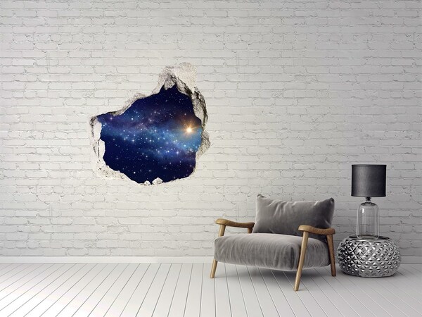 Finto buco nel muro 3D Spazio cosmico