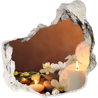 Finto buco nel muro 3D Rilassati alla spa