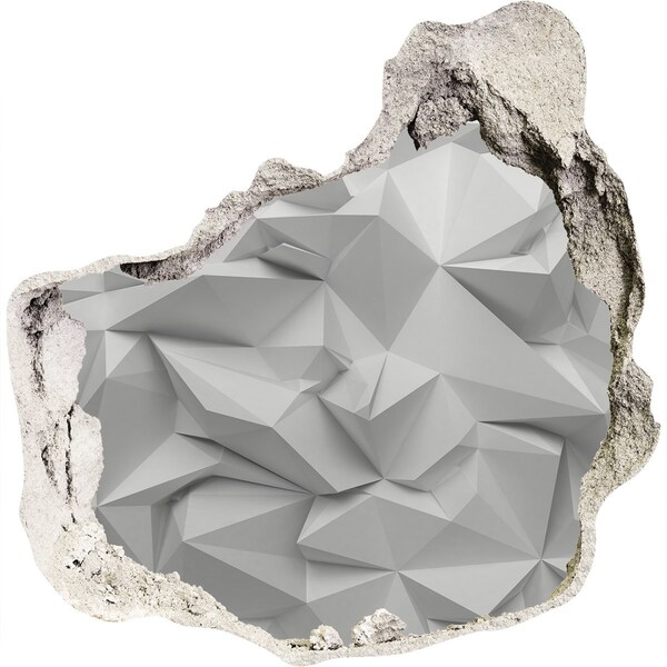 Trompe l'oeil buco nel muro Un buco nel muro moderno