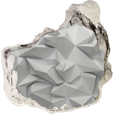 Trompe l'oeil buco nel muro Un buco nel muro moderno