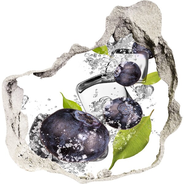 Finto buco nel muro 3D Cascata di ghiaccio alla frutta