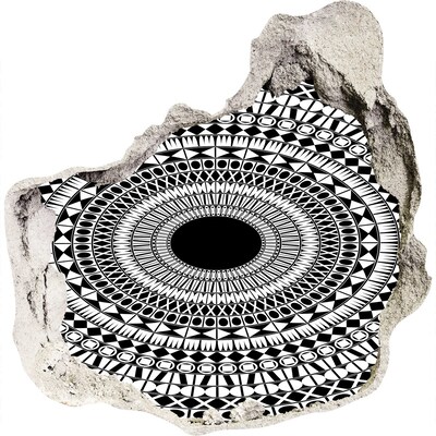 Adesivo effetto buco nel muro Motivo astratto sulla parete