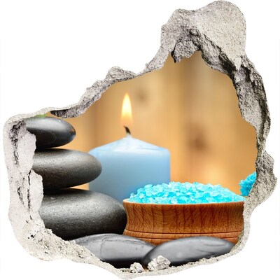 Trompe l'oeil buco nel muro Angolo relax spa