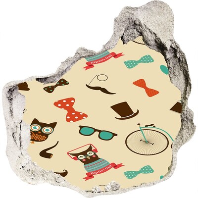 Adesivo effetto buco nel muro Fantasie e accessori alla moda