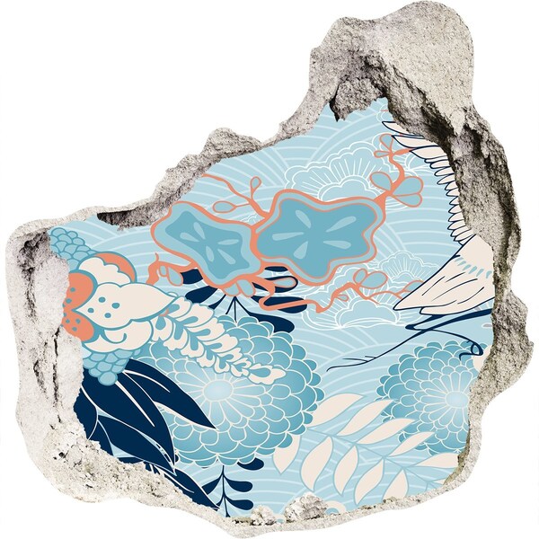 Finto buco nel muro 3D Il mondo sottomarino dei coralli