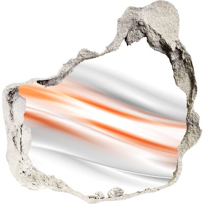 Trompe l'oeil buco nel muro Paesaggio futuristico