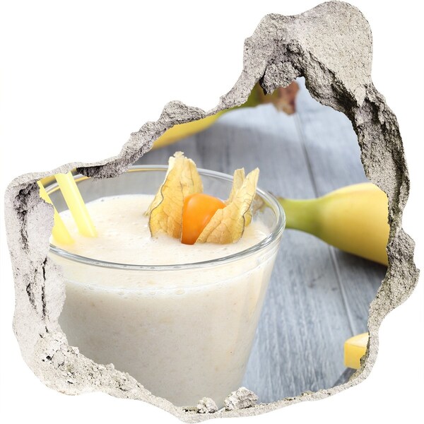 Adesivo effetto buco nel muro Cocktail di frutta Hole in the Wall