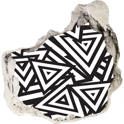 Finto buco nel muro 3D Modelli geometrici astratti